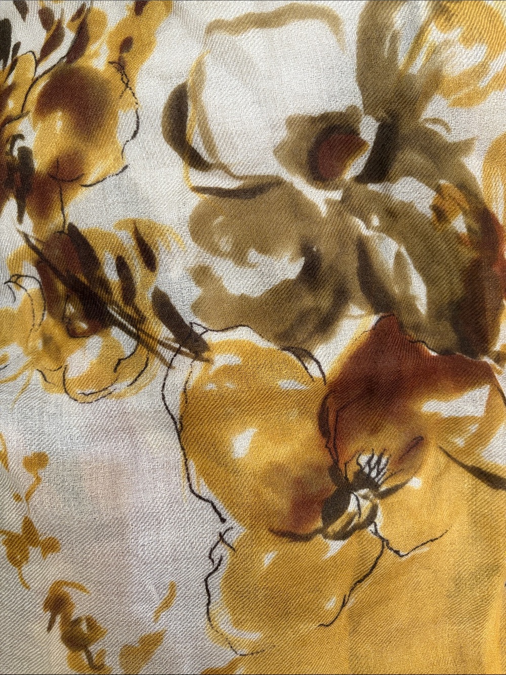 Loro Piana Floral Wrap - Picture 8 of 8